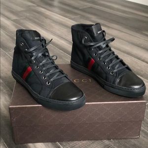 Gucci Web High Top Trainers